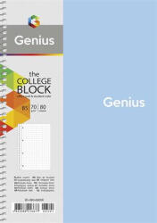Shkolyaryk Publishing House Spirálfüzet, B5, kockás, 80 lap, SHKOLYARYK "Genius", vegyes (B5-080-6800K)
