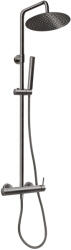 FERRO Set 2 in 1: baterie perete dus si set dus GUN METAL FERRO CIRICULUS