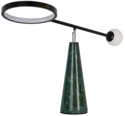 AC Atelier Lampa de masa LED din otel negru si marmura portelanata verde (AC 8093)