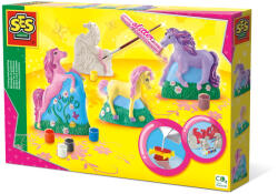 SES Creative Set creativ mulaj si pictura - Cai 3D (01356)