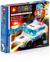 Open Brick Source Jucarie Stax - Set constructie copii cu lumini si sunete - Masina de politie (H12101) - delphionline