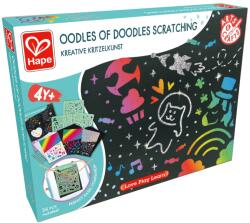 Hape Kit de creat tablouri prin razuire pentru copii - 26 piese (E1071A)