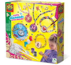 SES Creative Set creativ copii - Bijuterii cu margele si litere (14703)
