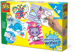 SES Creative My first - Coloreaza cu apa animale fantasy (14454)