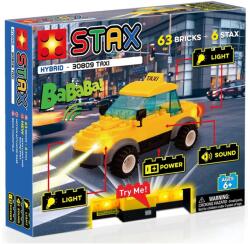 Open Brick Source Jucarie Stax - Set constructie copii cu lumini si sunete - Taxi (30809)