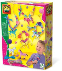 SES Creative Set creativ - Bijuterii cu pompoane caluti (14705)