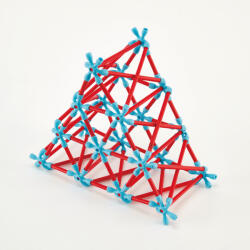 Hape Jucarie din bambus Flexistix - Constructor creativ (133 piese) (E5565A)