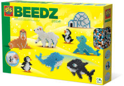 SES Creative Set copii - Margele de calcat cu Animale polare (06203) - delphionline
