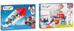 Hape PolyM - Racheta de jucarie pentru copii (138 piese) (760025)