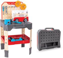 Hape Jucarie din lemn - Banc de lucru pentru service si reparatii auto (71 piese) (E3036A)