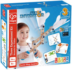 Hape Jucarie din lemn - Set 3 experimente (37 piese) (E3030A) - delphionline