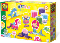 SES Creative Set copii cu plastilina termocromatica si personaje de basm (00414)