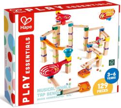 Hape Jucarie din lemn - Marble Run Tricks N Twists (129 piese) (E1100A)