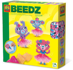 SES Creative Set creativ Beedz - Margele de calcat Animale balerine (06077)