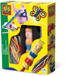 SES Creative Set de tricotat de jucarie cu papusa frantuzeasca (00862)