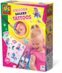 SES Creative Set creativ copii - Tatuaje Unicorn galaxie (14764)