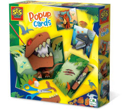 SES Creative Set creativ - Carduri pop-up dinozauri (14283)