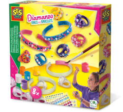 SES Creative Set creativ - Inele si bratari cu diamante (14706)