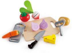 Hape Jucarie din lemn - Alimente de baza de taiat (E3154B) - delphionline Bucatarie copii