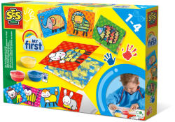 SES Creative My first - Set acuarele pentru degetele si carduri (14415)