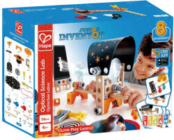Hape Jucarie din lemn - Laborator de stiinta optica (53 piese) (E3034A)