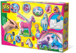 SES Creative Set creativ mulaj si pictura - Cai fantezie (01155)
