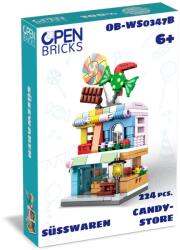 Open Brick Source Jucarie - Seturi de constructie - Magazin de bomboane (224 piese) (OB-WS0347B)