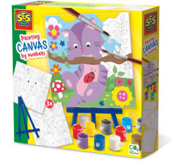 SES Creative Set creativ - Pictura pe numere Animale de companie (3 panze) (14787)