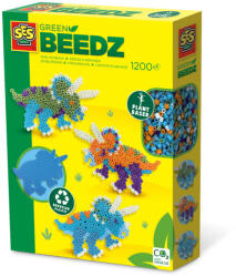 SES Creative Set creativ Green Beedz - Margele de calcat Triceraptos (06405)