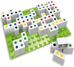 Hubelino Joc 2 in 1 Potriveste 4 & Domino curcubeu Hubelino (71 piese) (410054)