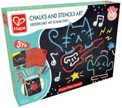 Hape Kit desene cu creta pentru copii - 22 piese (E1068A)