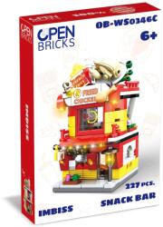 Open Brick Source Set de constructie - Fast-food de jucarie (227 piese) (OB-WS0346C) - delphionline