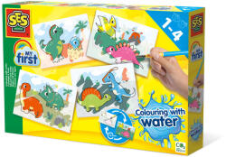 SES Creative My first - Coloreaza cu apa dinozauri (14465)