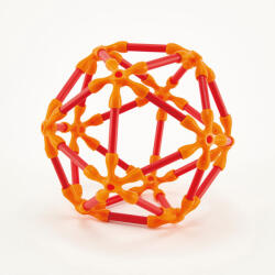 Hape Jucarie din bambus Flexistix - Kit creativ (66 piese) (E5567A)