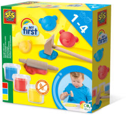 SES Creative My first - Plastilina cu instrumente 3 x 90 gr (14432) - delphionline