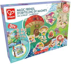 Hape Kit de creat magneti pentru copii cu tematica Fantasy - 17 piese (E1077A)