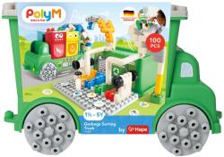 Hape PolyM - Masina de gunoi de jucarie (101 piese) (761820)