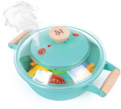 Hape Jucarie - Set de gatit alimente la aburi pentru copii (16 piese) (E3187A) Bucatarie copii