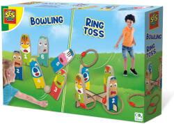 SES Creative Joc de petrecere - Bowling si aruncarea inelului 2 in 1 (02291)