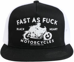 Black Heart șapcă BLACK HEART - Fast as fuck - white/black - 7098