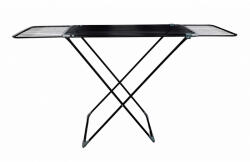 AdTrend Uscator haine fier negru 109 x 55 x 94 /177 cm (119025B)