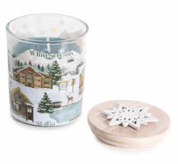 Decorer Lumanare parfumata Craciun aroma White Serenity Ø 7 cm x 8, 5 H (A14.17.42Adeco)