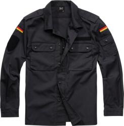 Brandit Мъжка риза с пагони в черен цвят BranditMODEL563 SALE - , размер 3XL