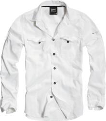 Brandit Мъжка риза в бял цвят Brandit Slim Fit whiteMODEL541 SALE - , размер XXL
