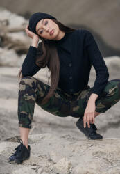 Urban Classics Дамски карго панталон в зелен камуфлажен цвят Urban Classics Ladies High Waist Camo Cargo PantsMODEL120 SALE - , размер 28