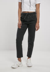 Urban Classics Дамски дънки в черно от Urban Classics Ladies High Waist Knitted Denim ChinoMODEL118 SALE - , размер 29