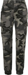 Urban Classics Дамски карго панталон в сив камуфлажен цвят Urban Classics Ladies High Waist Camo Cargo Pants MODEL119 SALE - , размер 28