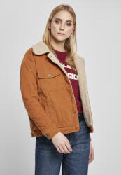 Urban Classics Дамско яке в бежово Urban Classics Ladies Oversize Sherpa CorduroyMODEL786 SALE - , размер XS