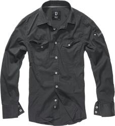 Brandit Мъжка риза в черен цвят Brandit Slim Fit blackMODEL544 SALE - , размер L