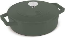 Berlinger Haus Cratiță din fontă emailată Berlinger Haus BH 6262, cu capac, 26 cm, verde mat